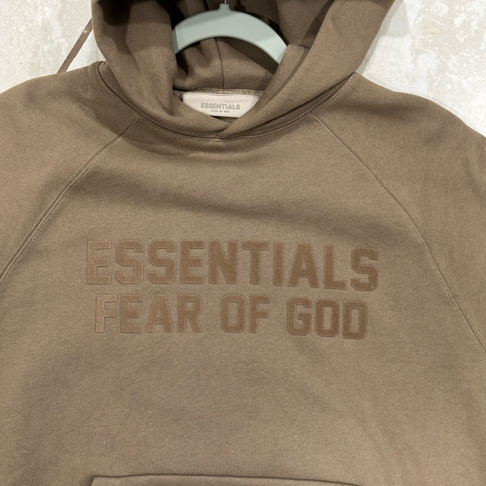 Essentials Brown Hoodie